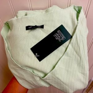 NEON GREEN cropped fitted shirt NOT SOLD ANYMORE